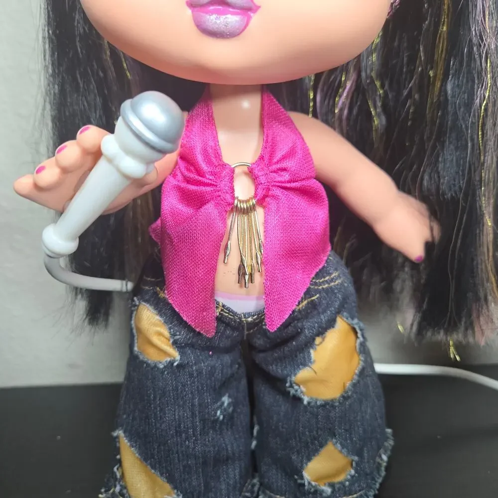 Vintage Bratz Big Babyz The Movie Karaoke Jade Doll with Karaoke Machine